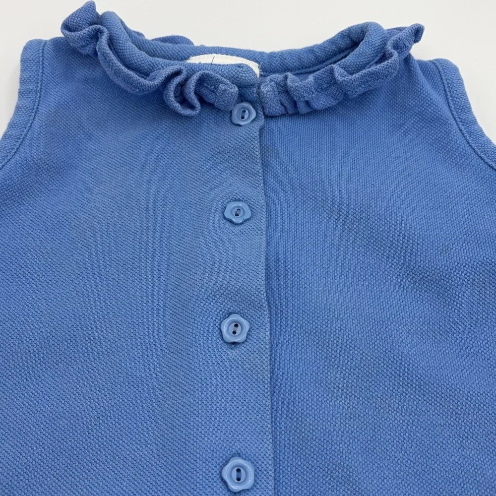 Vintage 80s Buster Brown Blue Cherries Outfit Size 5 Girls 2pc Shirt Shorts USA